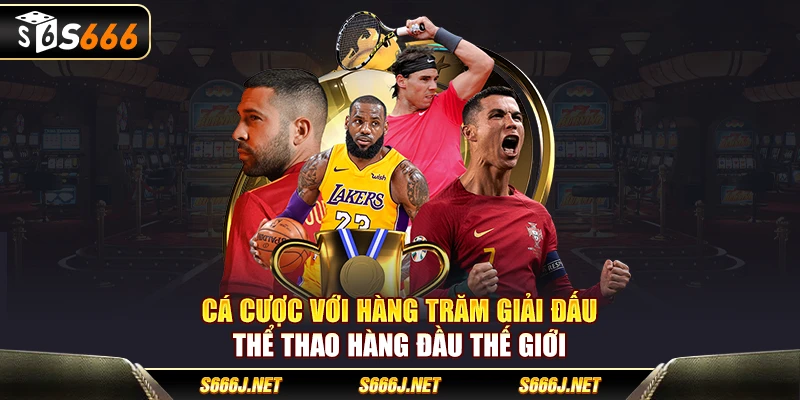 Cá cược với hàng trăm giải đấu thể thao hàng đầu thế giới